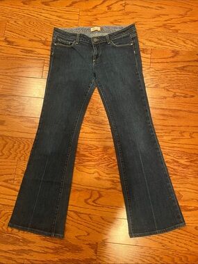 PAIGE Dark Indigo Flare Jeans